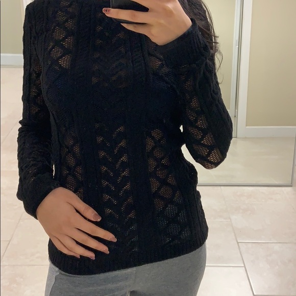 Alexander Wang Longsleeve Lace Top - Picture 9 of 10